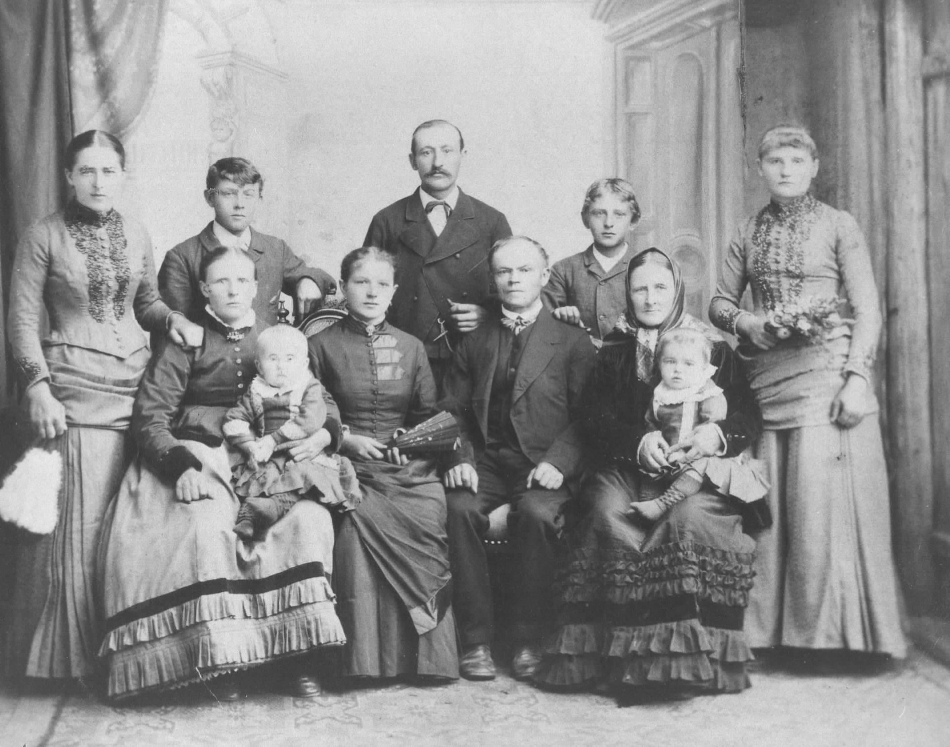 Theordore Kressa Family 1887 Jirikov, CZ